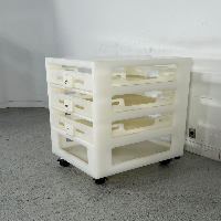 4 Drawer Rolling Cart image 1